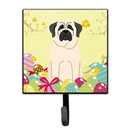 Carolines Treasures Easter Eggs Mastiff White Leash or Key Holder BB6017SH4